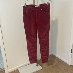 Madewell Velvet Pants